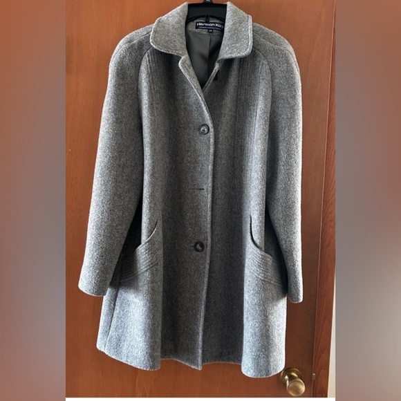 VINTAGE 1980’s HERMAN KAY Wool Coat - EUC - Picture 2 of 5